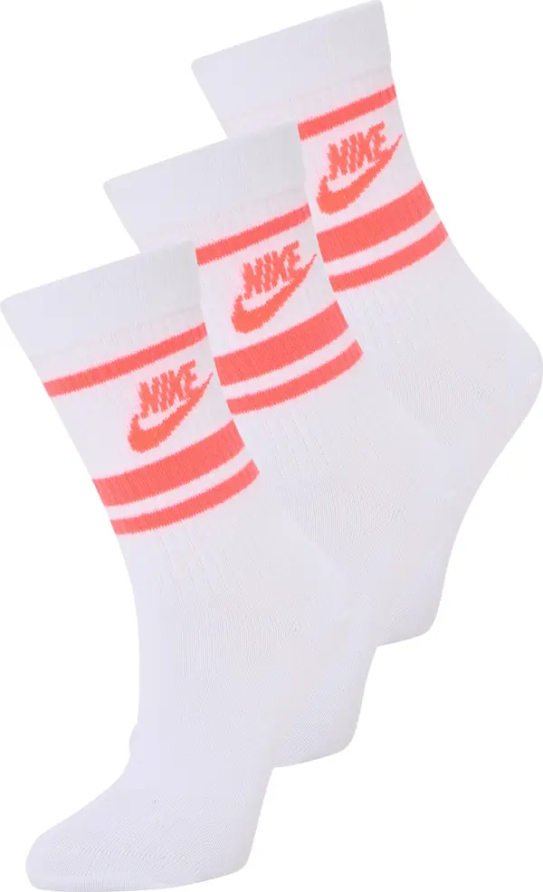 Nike Sportswear Nike Sportswear Čarape 'Everyday Essential'  losos / bijela