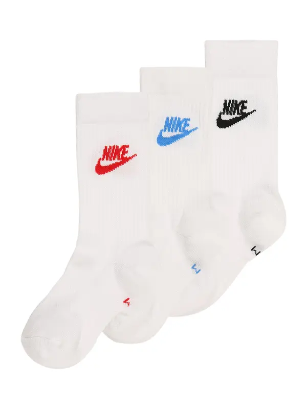 Nike Sportswear Nike Sportswear Čarape 'Everyday Essential'  svijetloplava / crvena / crna / bijela
