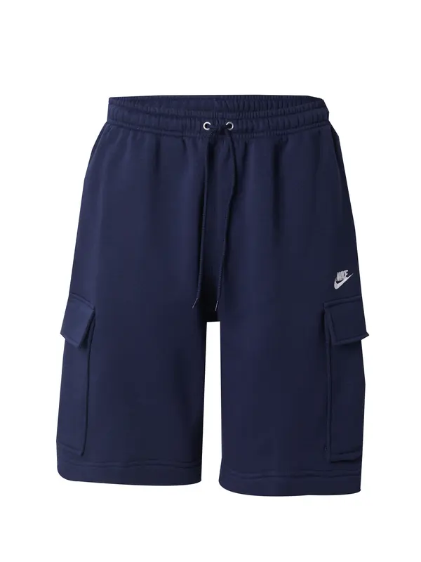 Nike Sportswear Nike Sportswear Cargo hlače 'CLUB'  morsko plava / bijela