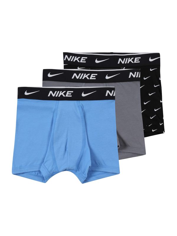 Nike Nike Sportswear Gaće 'EVERYDAY'  azur / grafit siva / crna / bijela