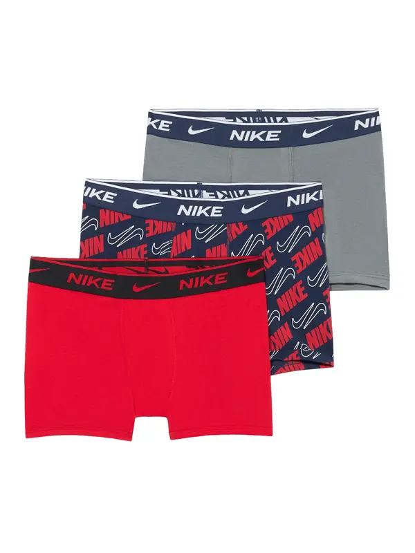 Nike Sportswear Nike Sportswear Gaće 'EVERYDAY'  mornarsko plava / siva / vatreno crvena / bijela