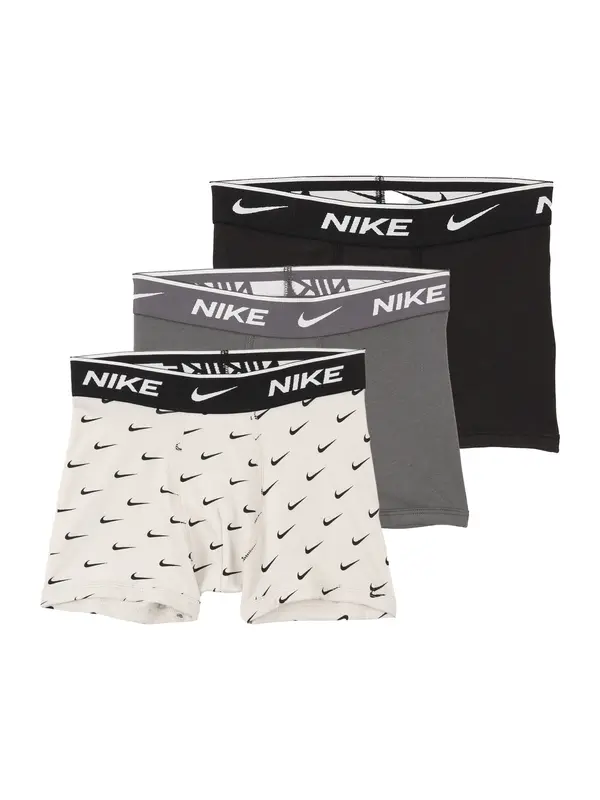 Nike Sportswear Nike Sportswear Gaće 'EVERYDAY'  siva / crna / bijela