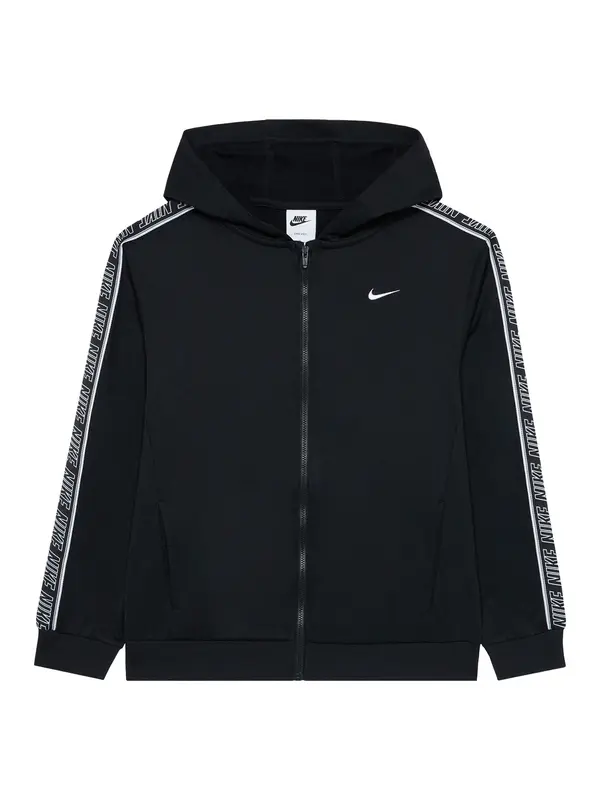 Nike Sportswear Nike Sportswear Gornji dio trenirke 'CLUB+'  crna / bijela