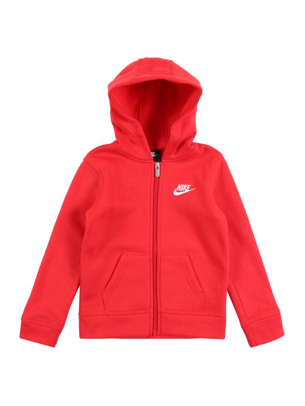 Nike Sportswear Nike Sportswear Gornji dio trenirke 'Club'  crvena / bijela