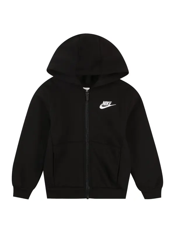 Nike Sportswear Nike Sportswear Gornji dio trenirke 'Club Fleece'  crna / bijela