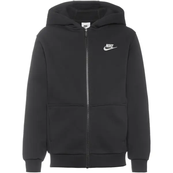 Nike Sportswear Nike Sportswear Gornji dio trenirke 'CLUB FLEECE'  crna / bijela