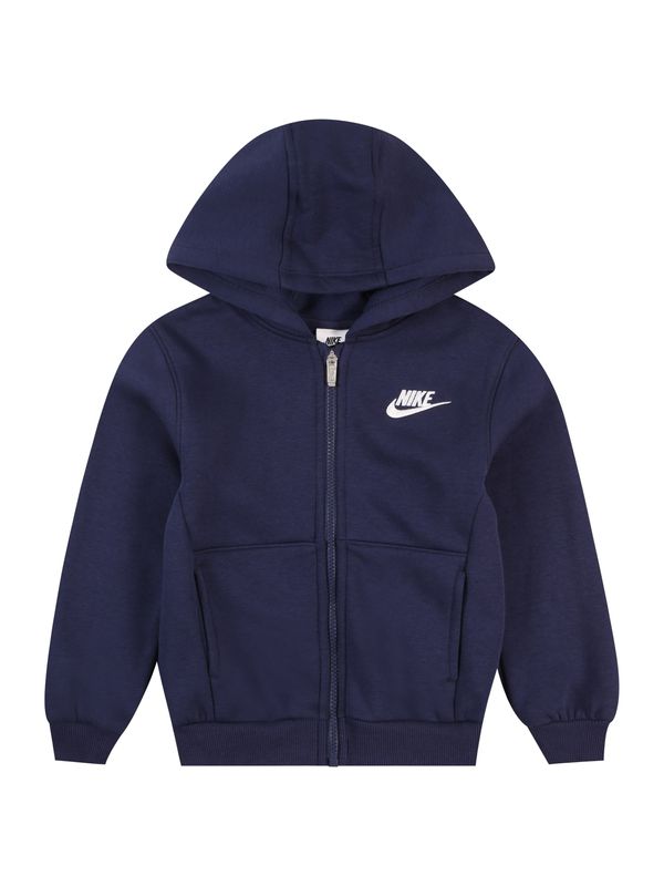 Nike Sportswear Nike Sportswear Gornji dio trenirke 'CLUB FLEECE'  mornarsko plava / bijela