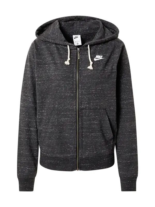 Nike Sportswear Nike Sportswear Gornji dio trenirke  crna / bijela