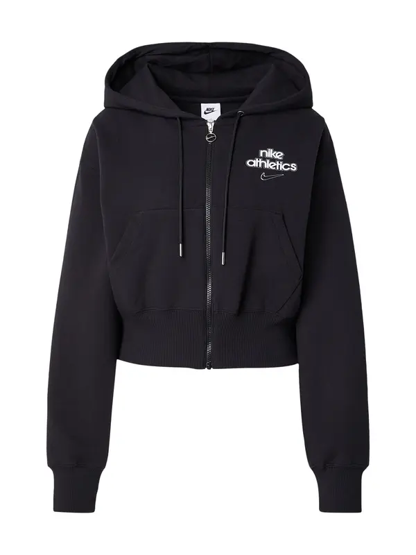 Nike Sportswear Nike Sportswear Gornji dio trenirke 'PHNX FLC'  crna / prljavo bijela