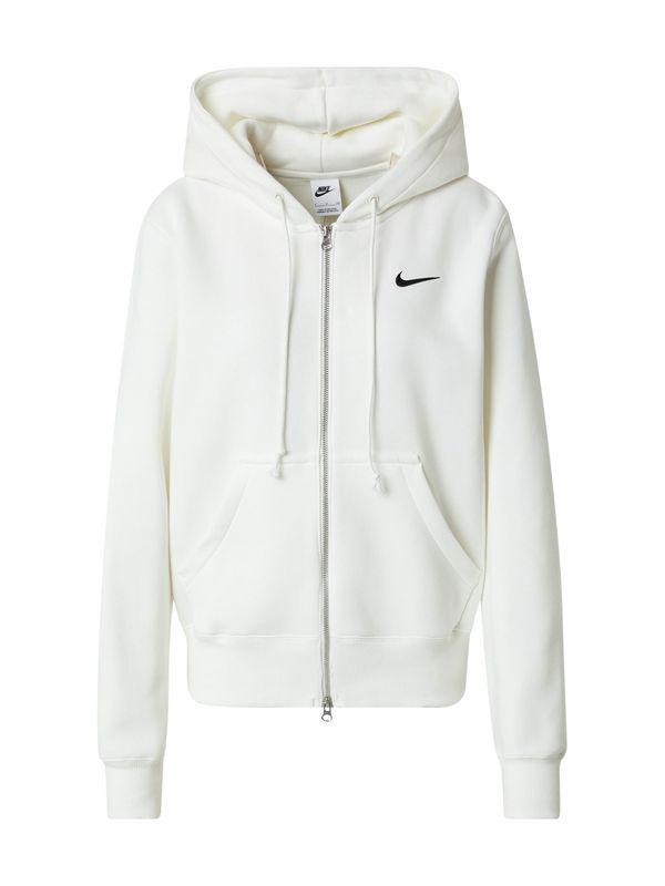 Nike Sportswear Nike Sportswear Gornji dio trenirke 'PHNX FLC'  ecru/prljavo bijela / crna