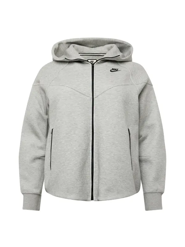 Nike Sportswear Nike Sportswear Gornji dio trenirke  siva melange / crna