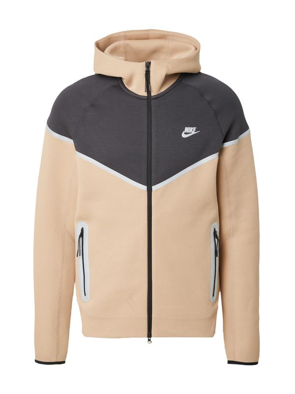 Nike Sportswear Nike Sportswear Gornji dio trenirke 'SSNL TF+'  bež / tamo siva