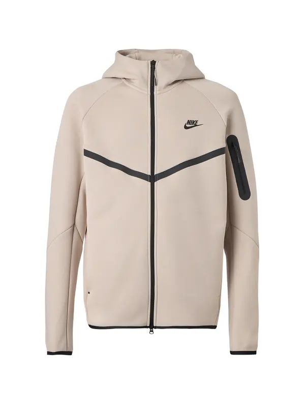 Nike Sportswear Nike Sportswear Gornji dio trenirke 'TCH FLC'  boja pijeska / crna