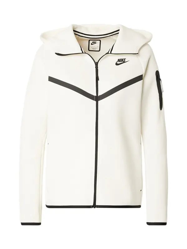 Nike Sportswear Nike Sportswear Gornji dio trenirke 'TECH FLEECE 2'  svijetlobež / crna