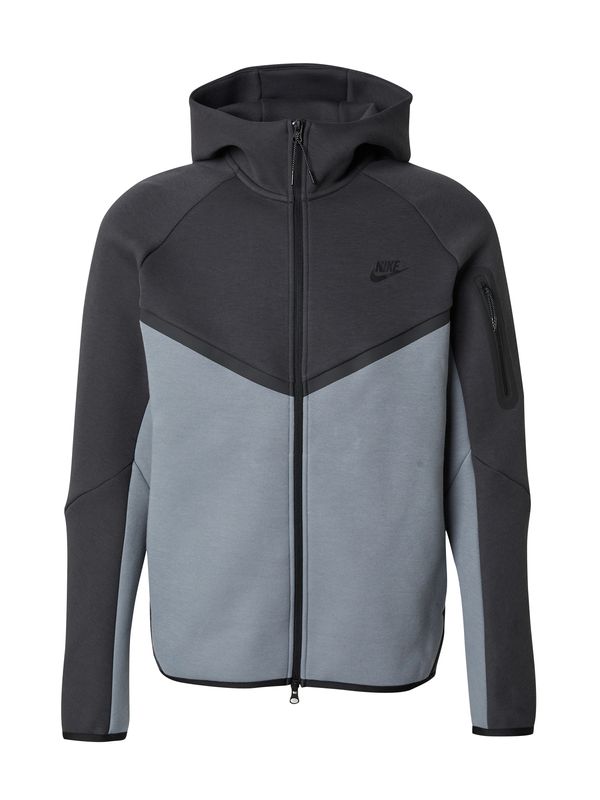 Nike Sportswear Nike Sportswear Gornji dio trenirke 'TECH FLEECE'  antracit siva / svijetlosiva / tamo siva