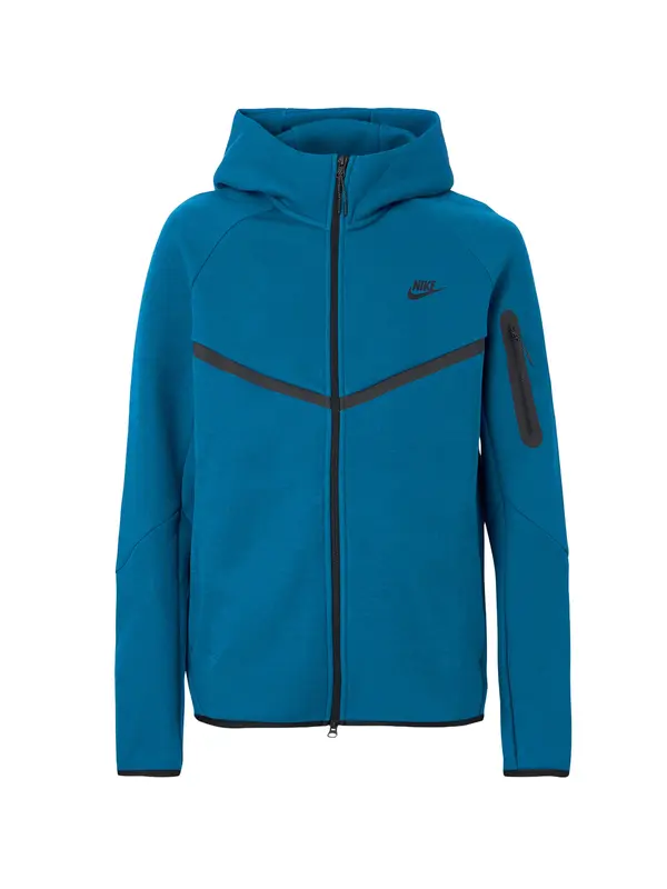 Nike Sportswear Nike Sportswear Gornji dio trenirke 'TECH FLEECE'  azur / crna