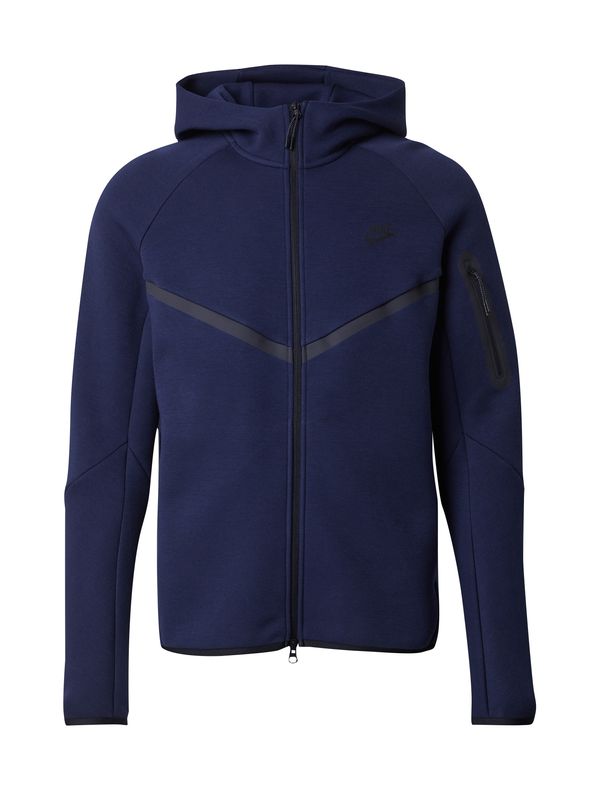Nike Sportswear Nike Sportswear Gornji dio trenirke 'Tech Fleece'  mornarsko plava / crna