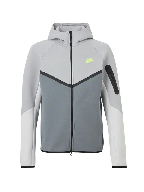Nike Sportswear Nike Sportswear Gornji dio trenirke 'TECH FLEECE'  siva / tamo siva / crna