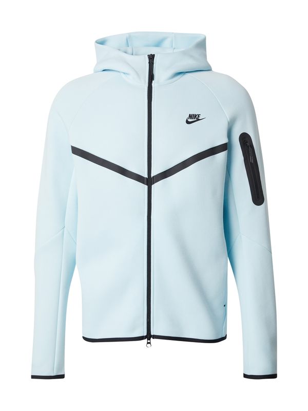 Nike Sportswear Nike Sportswear Gornji dio trenirke 'Tech Fleece'  svijetloplava / crna