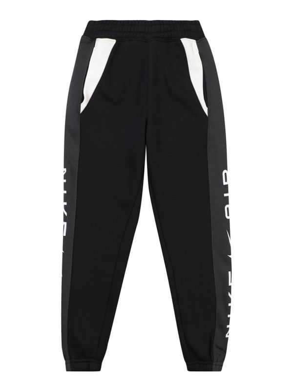 Nike Sportswear Nike Sportswear Hlače 'Air'  tamo siva / crna / bijela