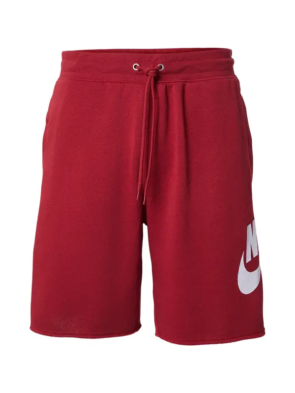 Nike Sportswear Nike Sportswear Hlače 'CLUB ALUMNI'  klasično crvena / bijela