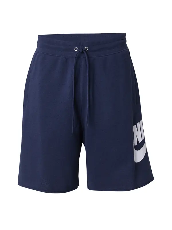 Nike Sportswear Nike Sportswear Hlače 'CLUB ALUMNI'  mornarsko plava / bijela