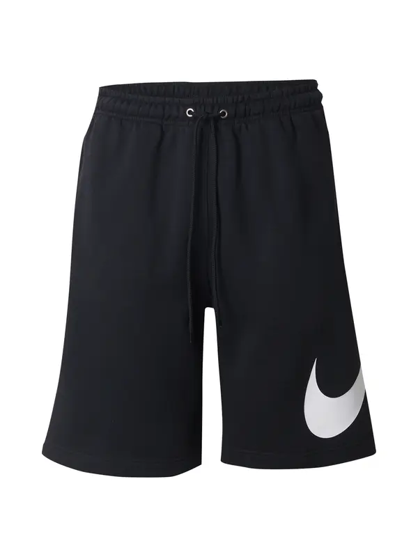Nike Sportswear Nike Sportswear Hlače 'Club'  crna / bijela