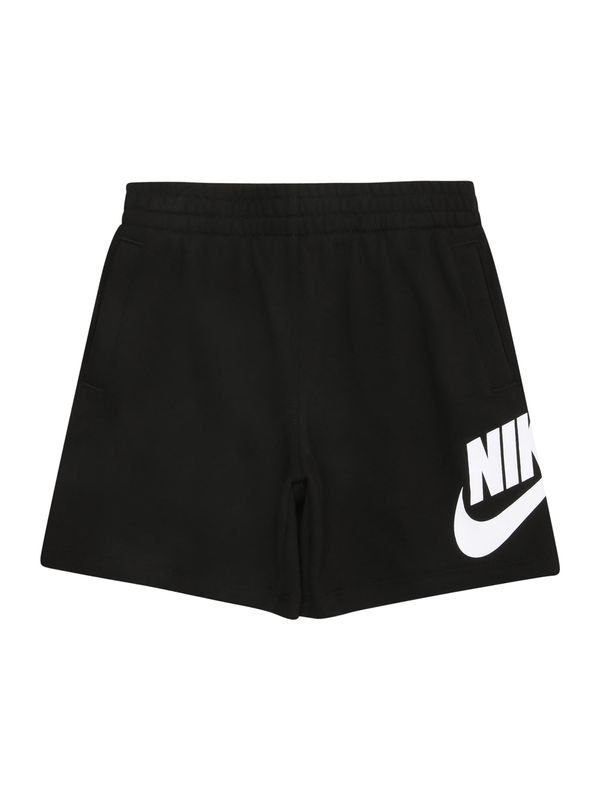 Nike Sportswear Nike Sportswear Hlače 'CLUB'  crna / bijela