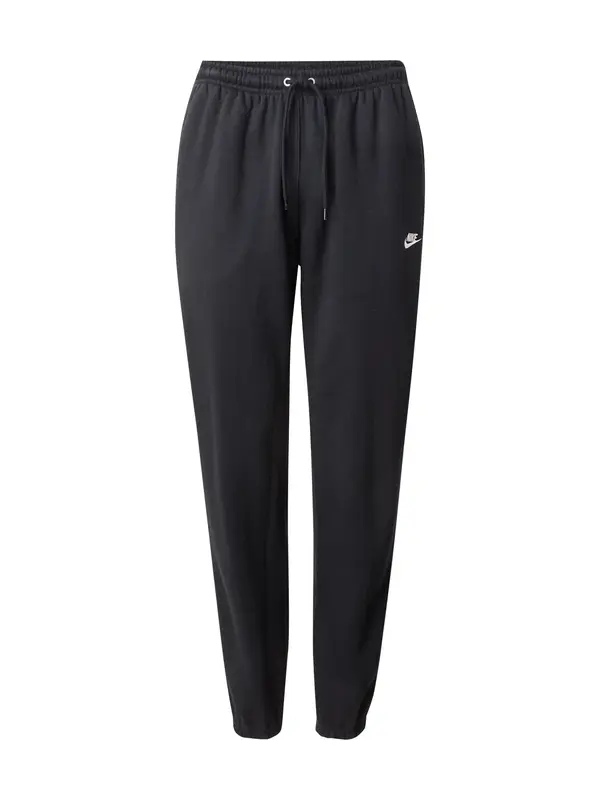 Nike Sportswear Nike Sportswear Hlače 'Club'  crna / bijela