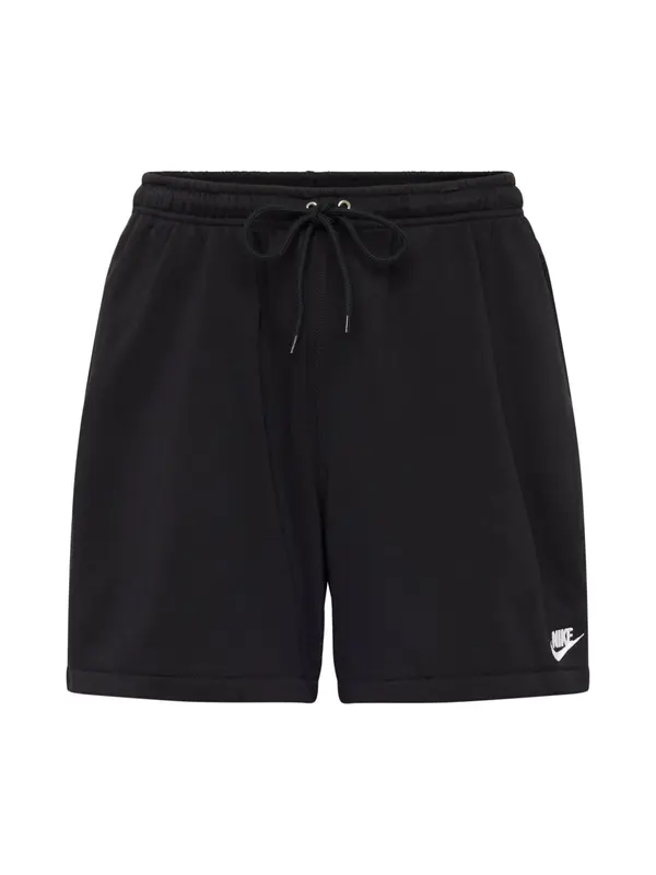 Nike Sportswear Nike Sportswear Hlače 'Club'  crna / prljavo bijela
