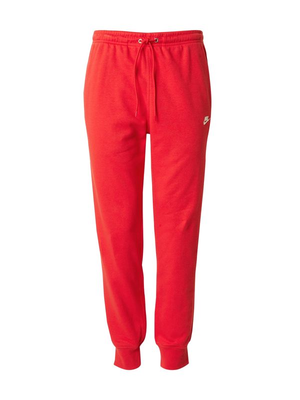 Nike Sportswear Nike Sportswear Hlače 'Club Fleece'  crvena