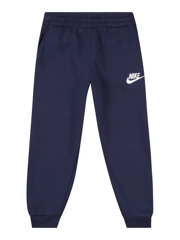 Nike Sportswear Nike Sportswear Hlače 'Club Fleece'  mornarsko plava / bijela