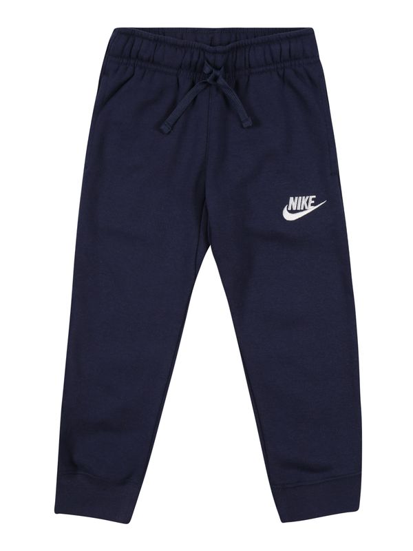 Nike Sportswear Nike Sportswear Hlače 'Club Fleece'  tamno plava / bijela