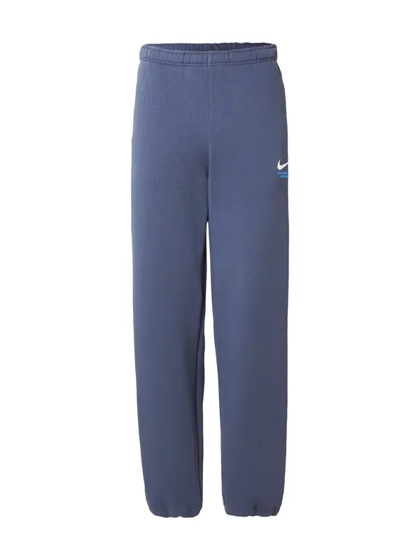 Nike Sportswear Nike Sportswear Hlače 'CLUB'  noćno plava / svijetloplava / bijela