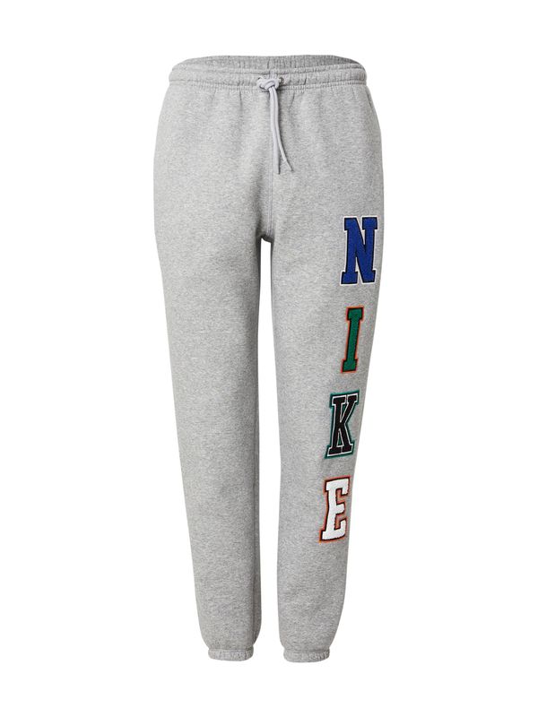 Nike Sportswear Nike Sportswear Hlače 'Club'  plava / siva / zelena / bijela