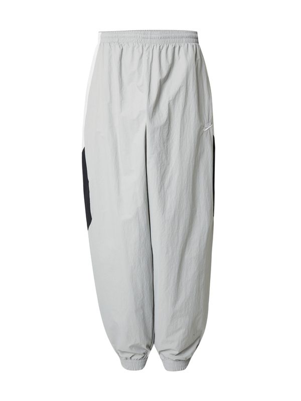 Nike Sportswear Nike Sportswear Hlače 'CLUB'  svijetlosiva / crna / bijela