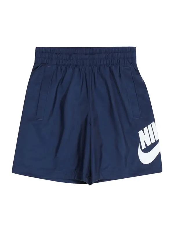 Nike Sportswear Nike Sportswear Hlače 'CLUB'  tamno plava / bijela