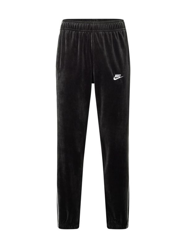Nike Sportswear Nike Sportswear Hlače  crna / bijela