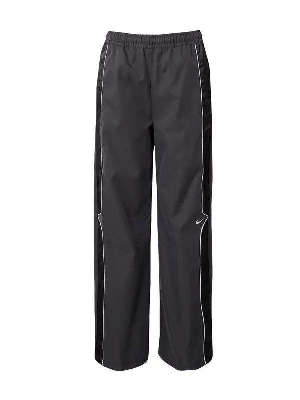Nike Sportswear Nike Sportswear Hlače  crna / srebro
