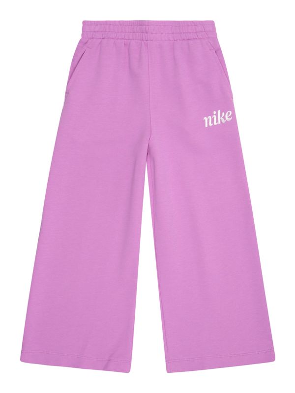 Nike Sportswear Nike Sportswear Hlače 'ESSENTIALS'  ljubičasta / bijela