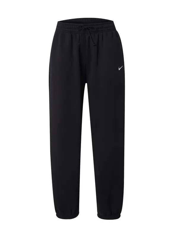 Nike Sportswear Nike Sportswear Hlače 'Phoenix Fleece'  crna / bijela