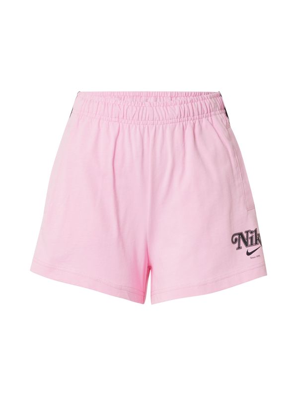 Nike Sportswear Nike Sportswear Hlače  roza / crna