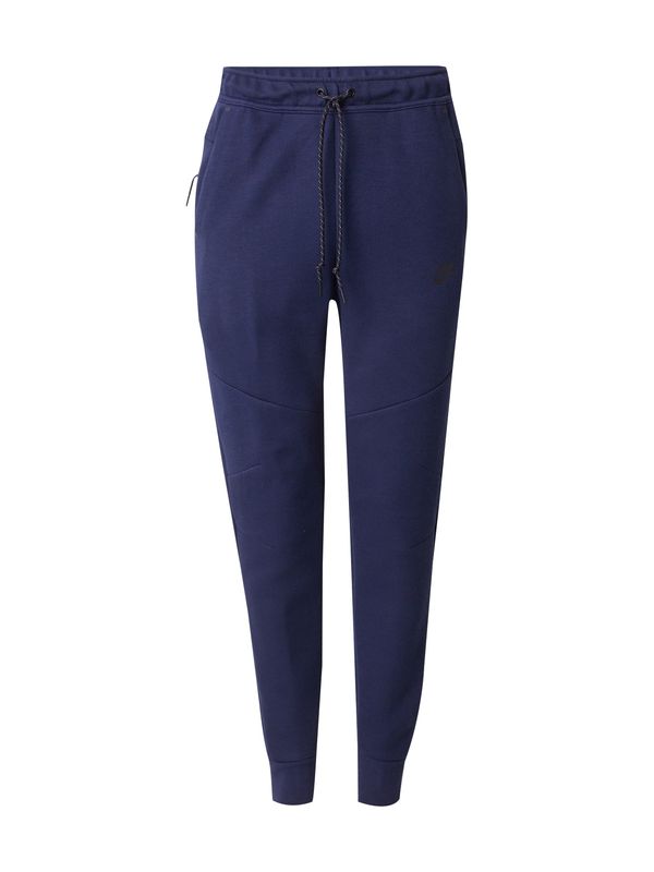 Nike Sportswear Nike Sportswear Hlače 'TCH FLC'  mornarsko plava