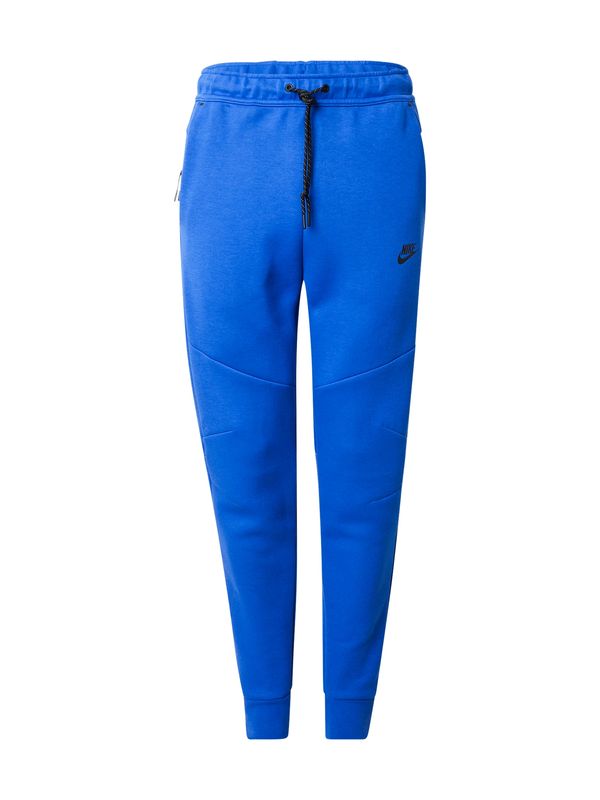 Nike Sportswear Nike Sportswear Hlače 'TCH FLC'  plava / crna