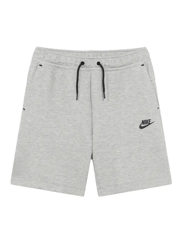 Nike Sportswear Nike Sportswear Hlače 'TCH FLC'  siva melange / crna