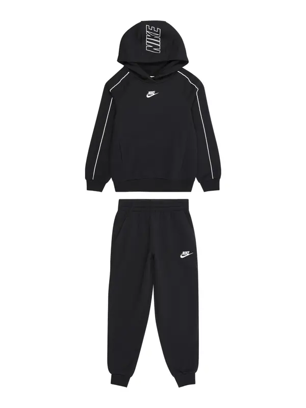 Nike Sportswear Nike Sportswear Jogging komplet 'CLUB FLC'  crna / bijela