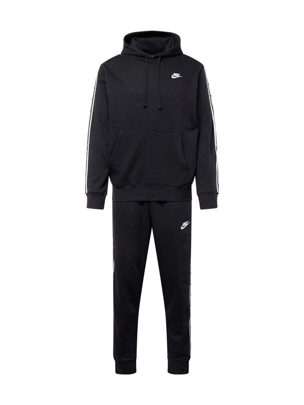 Nike Sportswear Nike Sportswear Jogging komplet 'CLUB FLEECE'  crna / bijela
