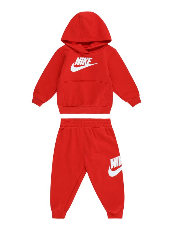Nike Sportswear Nike Sportswear Jogging komplet 'CLUB FLEECE'  crvena / bijela