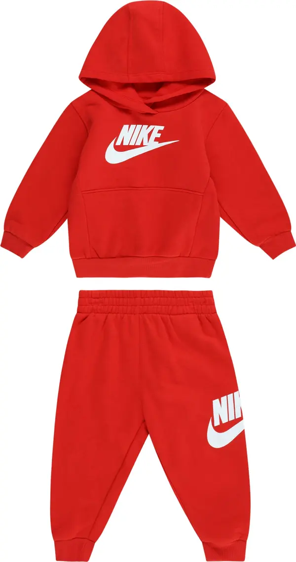 Nike Sportswear Nike Sportswear Jogging komplet 'CLUB FLEECE'  crvena / bijela