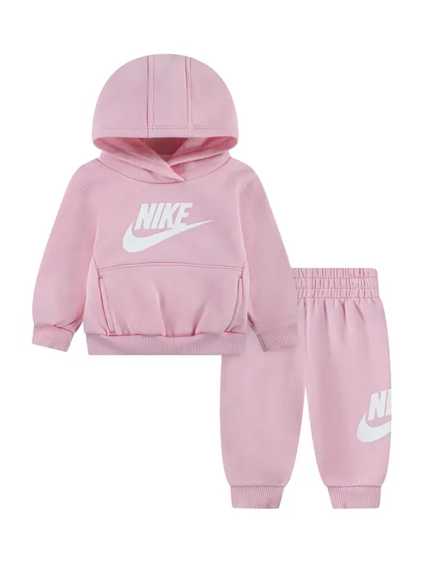 Nike Sportswear Nike Sportswear Jogging komplet 'CLUB FLEECE'  prljavo roza / bijela